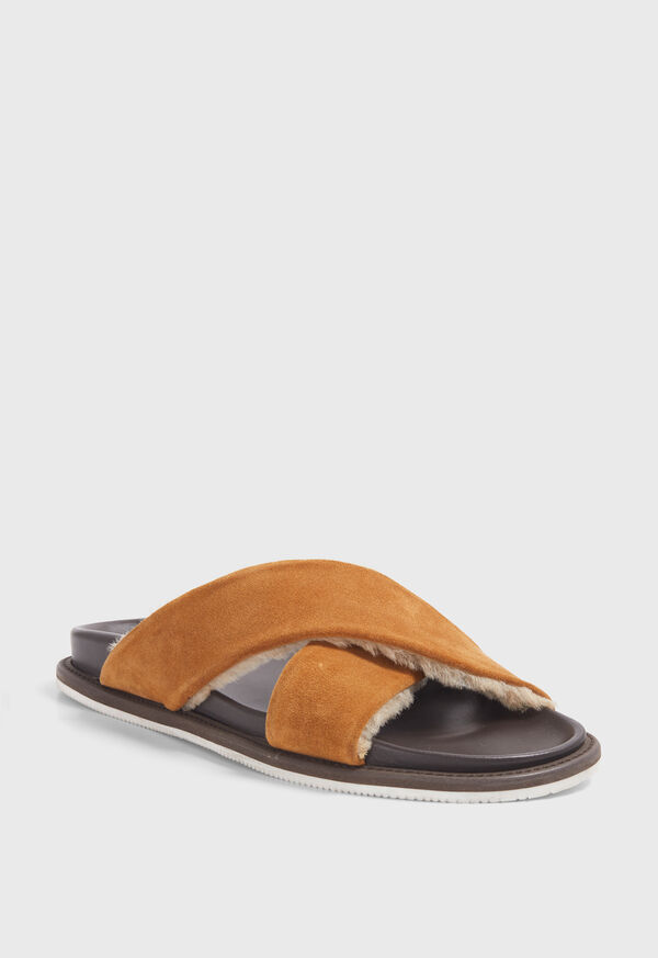 Paul Stuart Punta III Shearling Crossover Brown | NZ_PAUL11214