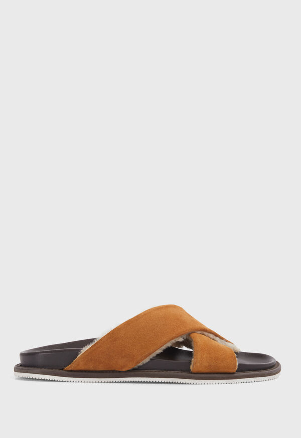 Paul Stuart Punta III Shearling Crossover Brown | NZ_PAUL11214