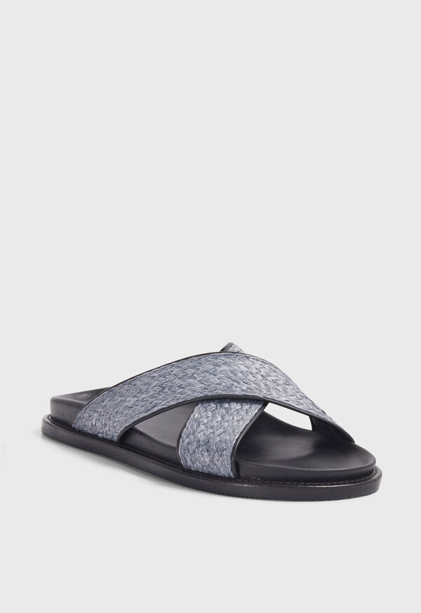 Paul Stuart Punta II Raffia Crossover Blue | NZ_PAUL33235