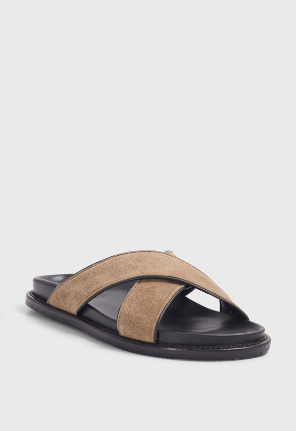 Paul Stuart Punta II Suede Crossover Grey | NZ_PAUL41251
