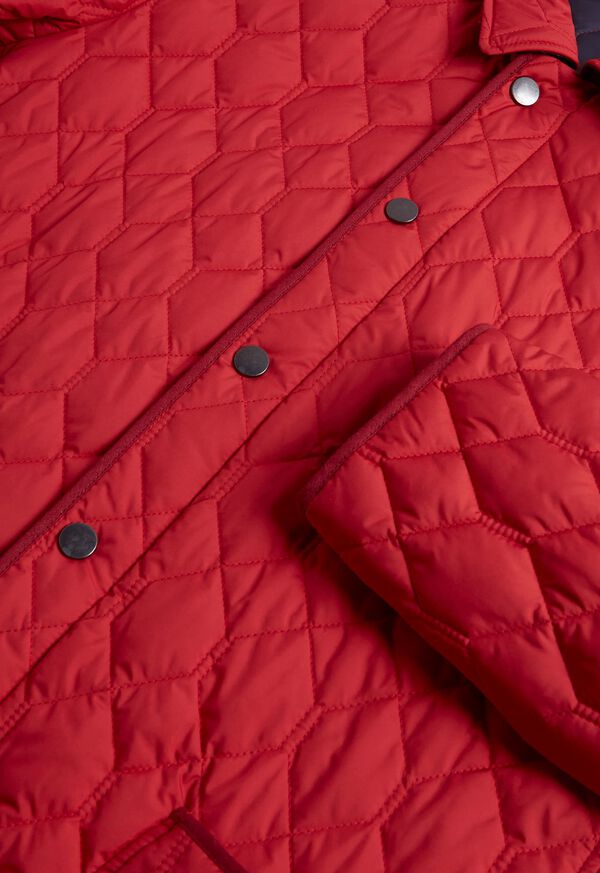 Paul Stuart Quilted Barn Jacket Red | NZ_PAUL63560
