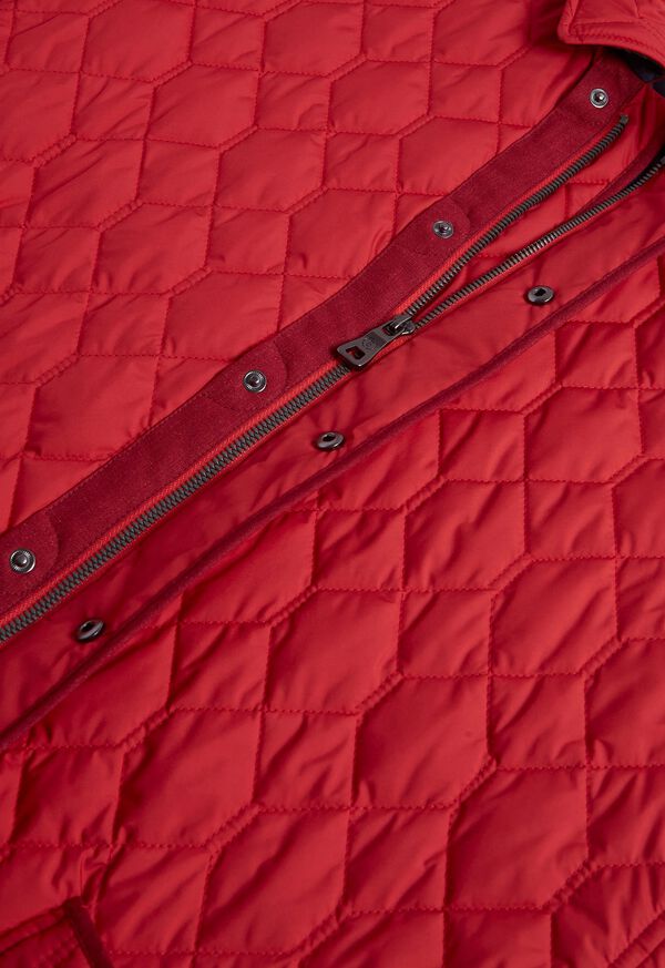 Paul Stuart Quilted Barn Jacket Red | NZ_PAUL63560