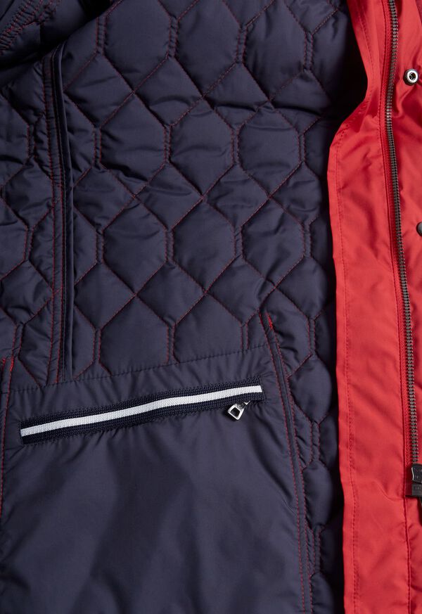 Paul Stuart Quilted Barn Jacket Red | NZ_PAUL63560