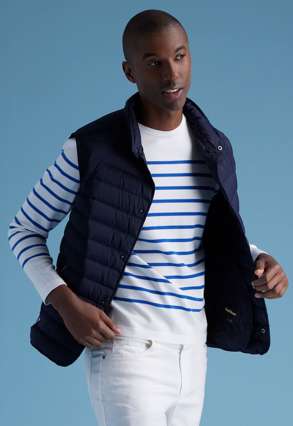 Paul Stuart Quilted Nylon Navy | NZ_PAUL11608