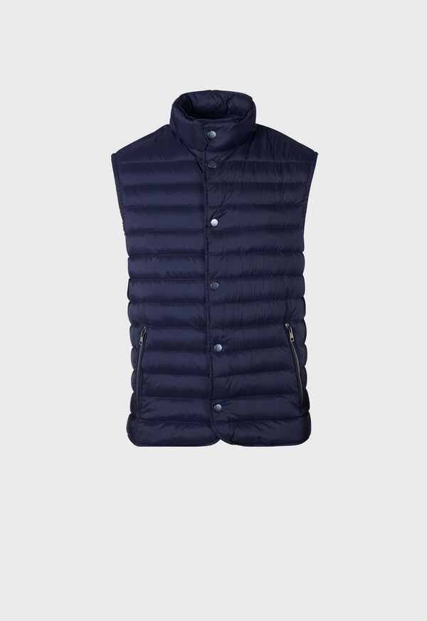 Paul Stuart Quilted Nylon Navy | NZ_PAUL11608