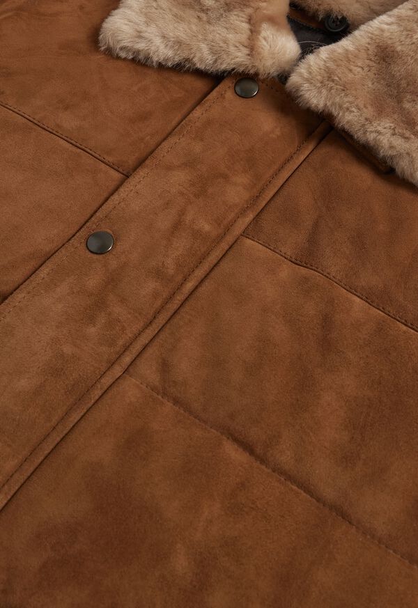 Paul Stuart Quilted Shearling Brown | NZ_PAUL30620
