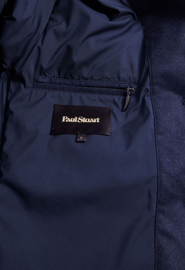 Paul Stuart Quilted Wool Jacket Blue | NZ_PAUL34340