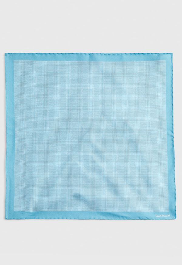 Paul Stuart Reversible Silk Plaid Mint | NZ_PAUL57358