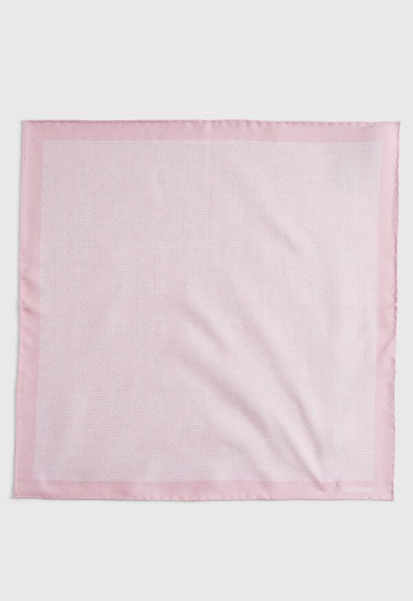 Paul Stuart Reversible Silk Plaid Pink | NZ_PAUL31941