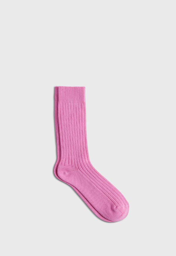 Paul Stuart Ribbed Sport Crew Pink | NZ_PAUL15360