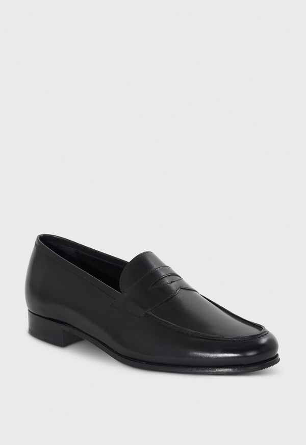 Paul Stuart Ritz Leather Penny Black | NZ_PAUL18097