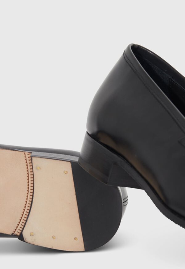 Paul Stuart Ritz Leather Penny Black | NZ_PAUL18097