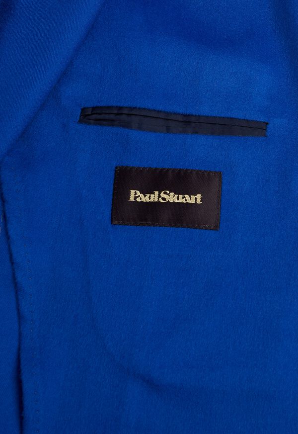 Paul Stuart Royal Blue Cashmere Soft Royal Blue | NZ_PAUL80787