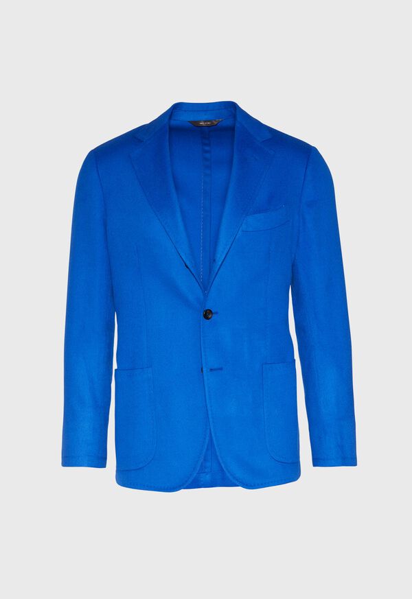 Paul Stuart Royal Blue Cashmere Soft Royal Blue | NZ_PAUL80787