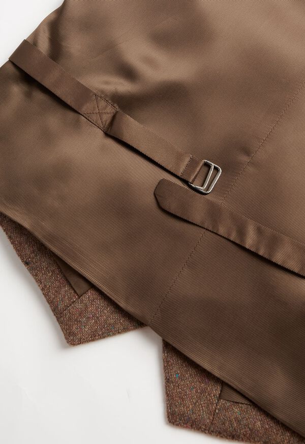 Paul Stuart Shetland Tweed Tailored Brown | NZ_PAUL29056