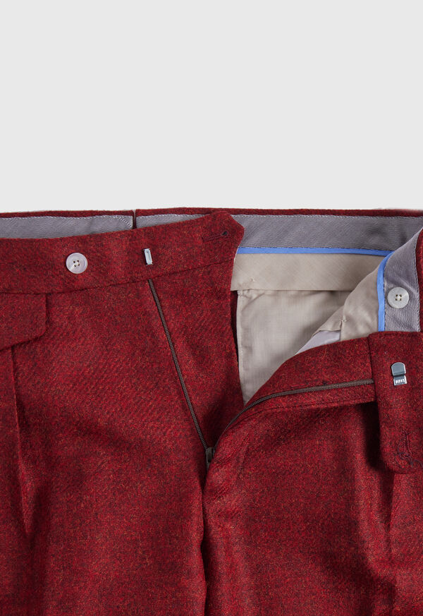Paul Stuart Shetland Wool French Pleat Red | NZ_PAUL15484