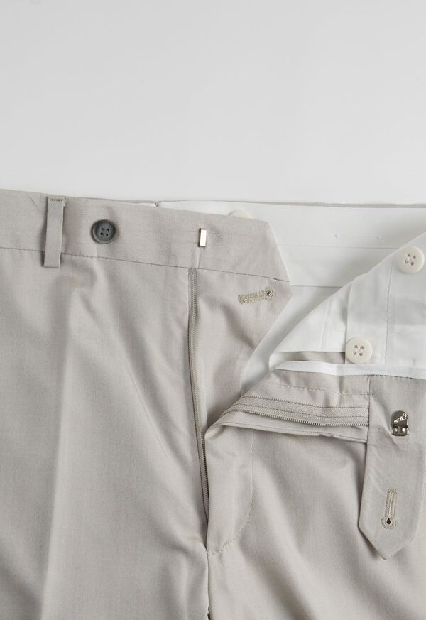 Paul Stuart Silk Plain Front Grey | NZ_PAUL17666