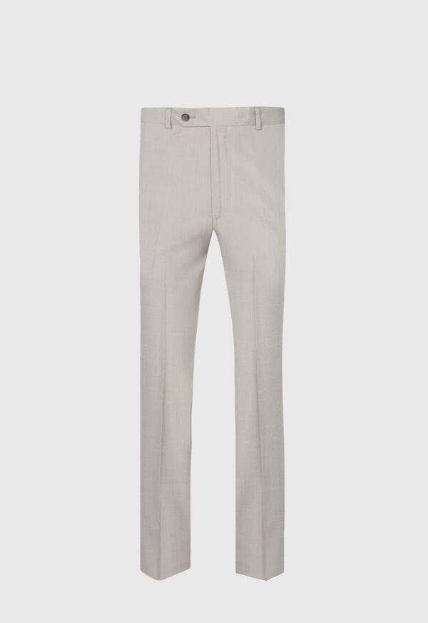 Paul Stuart Silk Plain Front Grey | NZ_PAUL17666