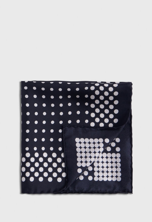 Paul Stuart Silk Twill Dot Black | NZ_PAUL65304