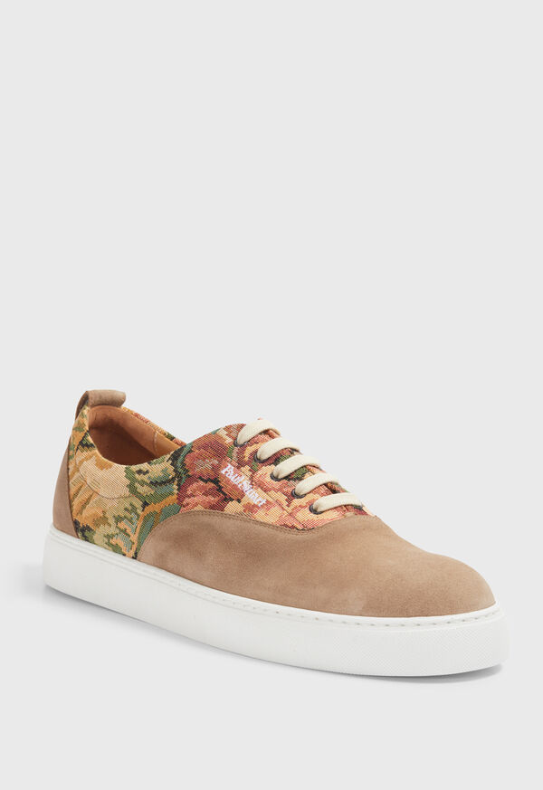 Paul Stuart Skate Suede and Textile Brown | NZ_PAUL38517
