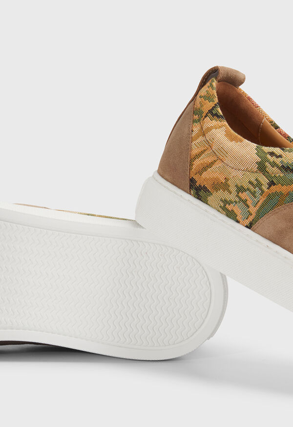 Paul Stuart Skate Suede and Textile Brown | NZ_PAUL38517