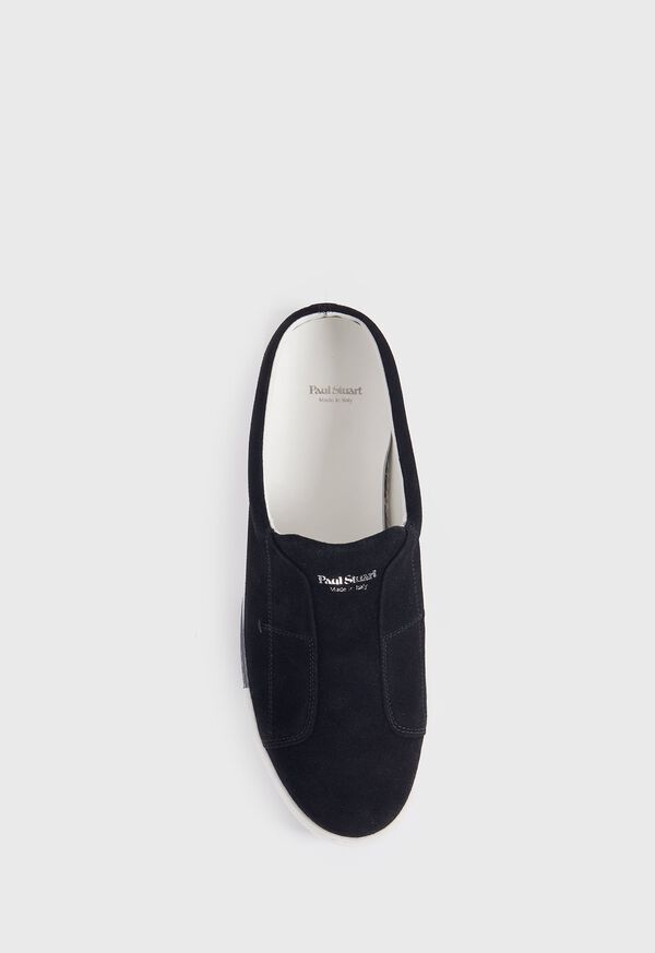 Paul Stuart Slide Suede Black | NZ_PAUL49481