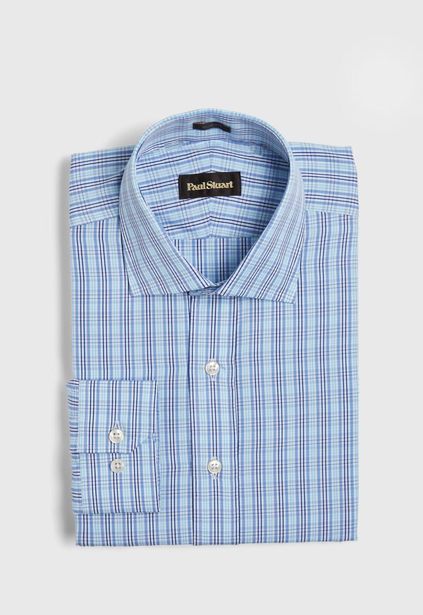 Paul Stuart Slim Fit Plaid Blue / Turquoise / Navy | NZ_PAUL86202