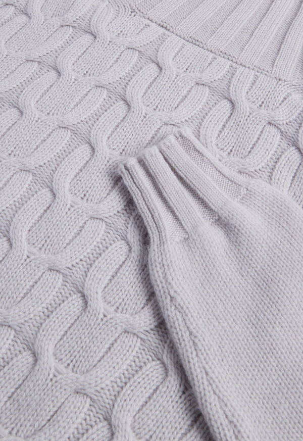 Paul Stuart Soft Cashmere Links Turtleneck White | NZ_PAUL88124
