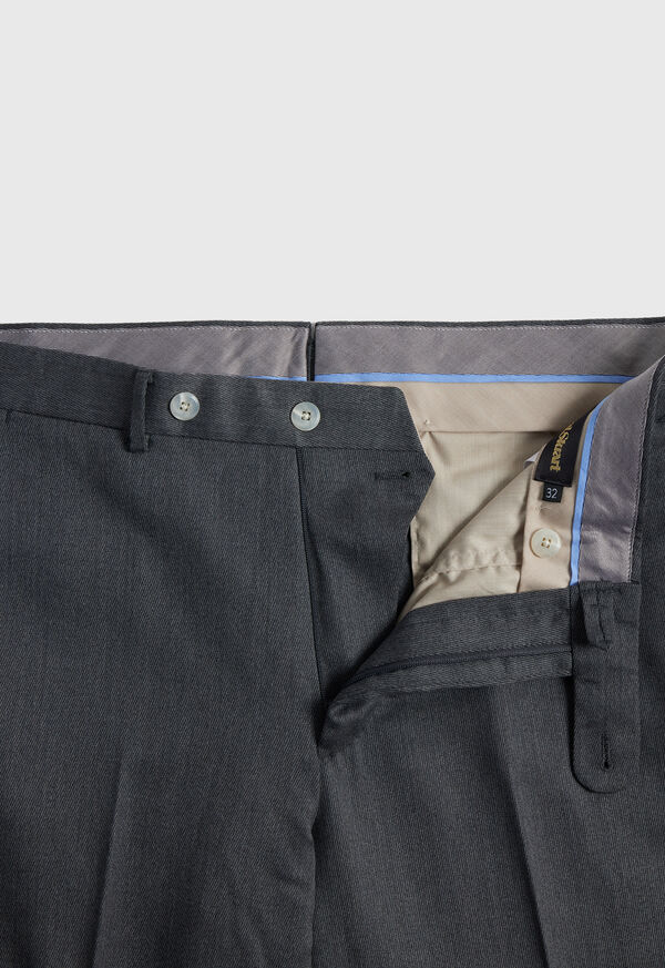 Paul Stuart Soft Wool Twill Grey | NZ_PAUL20564