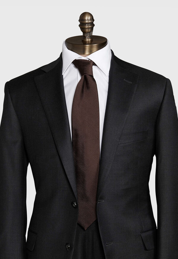 Paul Stuart Solid Mogador Dark Brown | NZ_PAUL85938