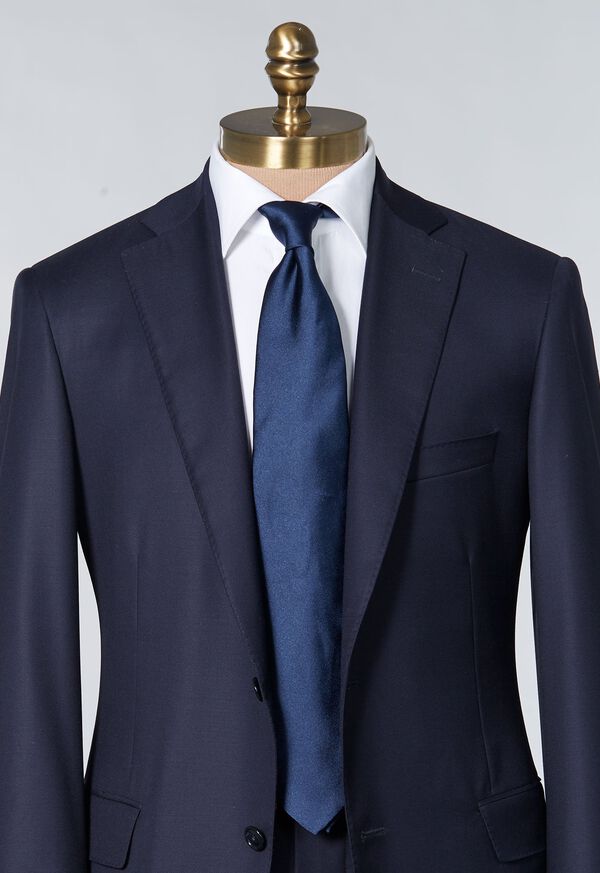Paul Stuart Solid Silk Navy | NZ_PAUL39253