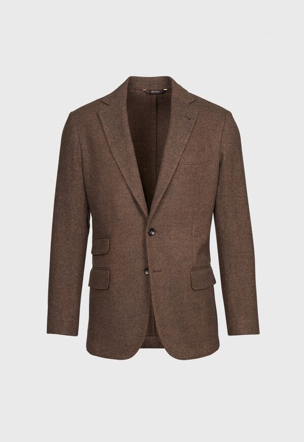 Paul Stuart Solid Wool Soft Constructed Brown | NZ_PAUL51594