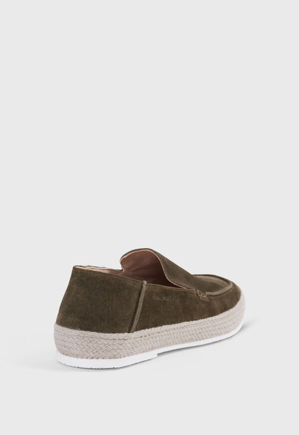 Paul Stuart St. Croix Suede Espadrille Green | NZ_PAUL17602