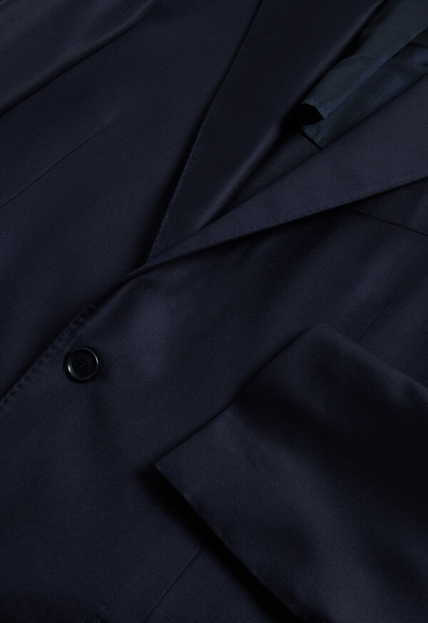 Paul Stuart Super 110s Wool Soft Suit Navy | NZ_PAUL93296
