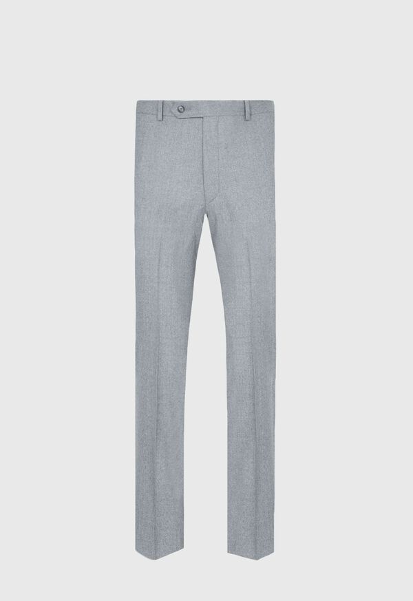 Paul Stuart Super 120 Wool Flannel James Light Grey | NZ_PAUL26929