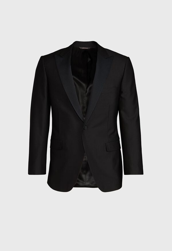 Paul Stuart Super 120s Wool Paul Tuxedo Black | NZ_PAUL12134