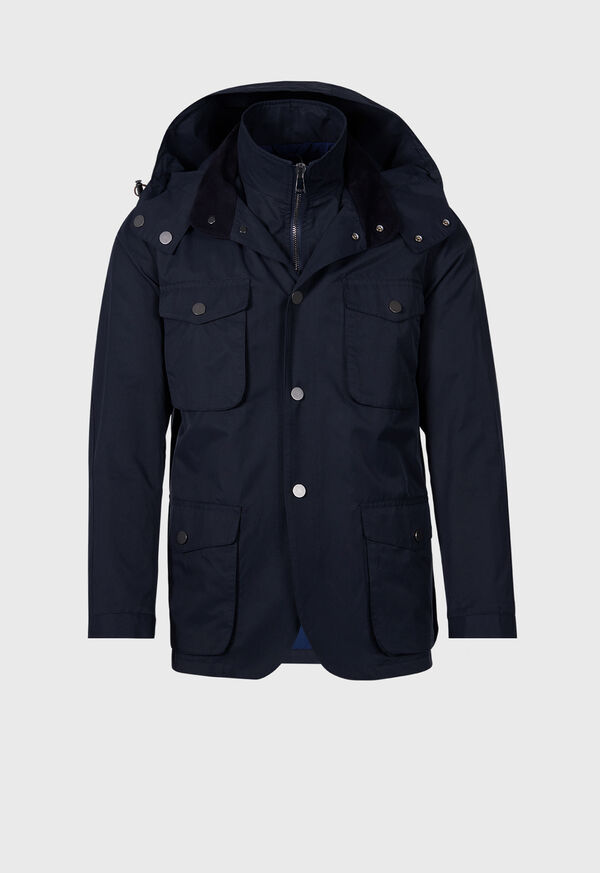 Paul Stuart Technical Gaberdine Jacket Navy | NZ_PAUL74251