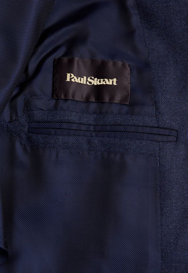 Paul Stuart Textured Solid Wool Navy | NZ_PAUL59386