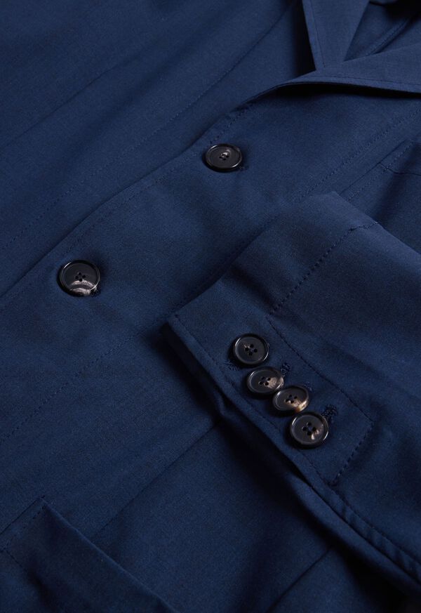 Paul Stuart Wool Blazer Navy | NZ_PAUL12704