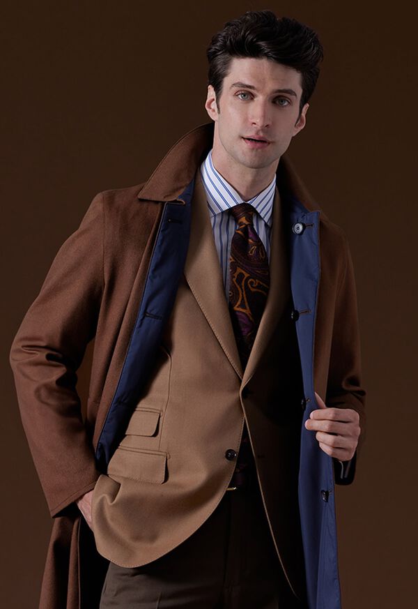 Paul Stuart Wool Brown | NZ_PAUL32922