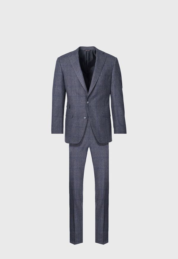 Paul Stuart Wool Cashmere Plaid Paul Suit Grey | NZ_PAUL74550