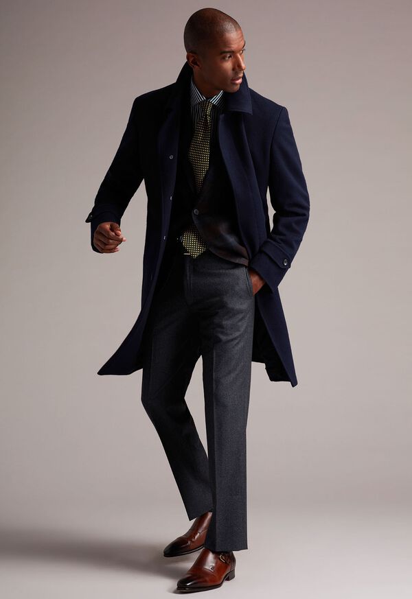 Paul Stuart Wool Flannel Grey Grey | NZ_PAUL87468