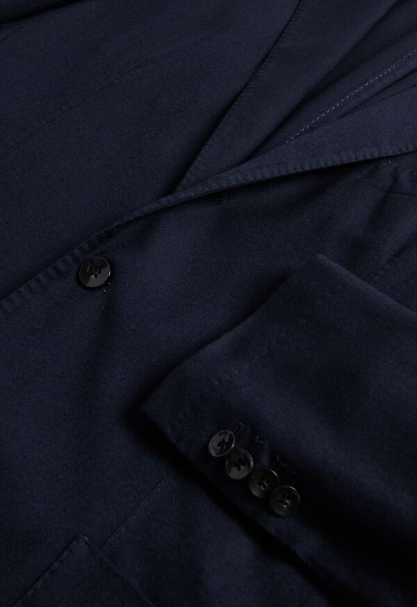 Paul Stuart Wool Garment Dyed Navy | NZ_PAUL81399
