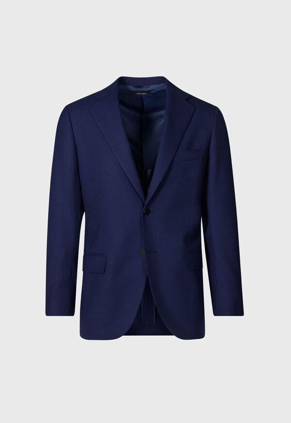Paul Stuart Wool Mesh Summer Andrew Blazer Royal Blue | NZ_PAUL82105
