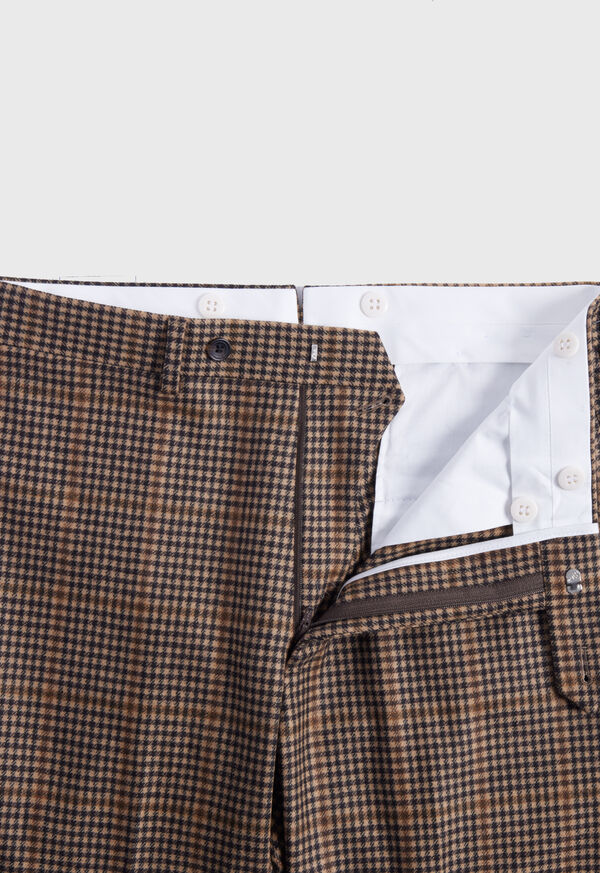 Paul Stuart Wool Plaid Brown | NZ_PAUL87830