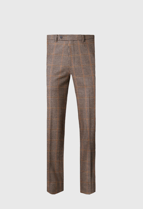 Paul Stuart Wool Plaid Brown | NZ_PAUL87830