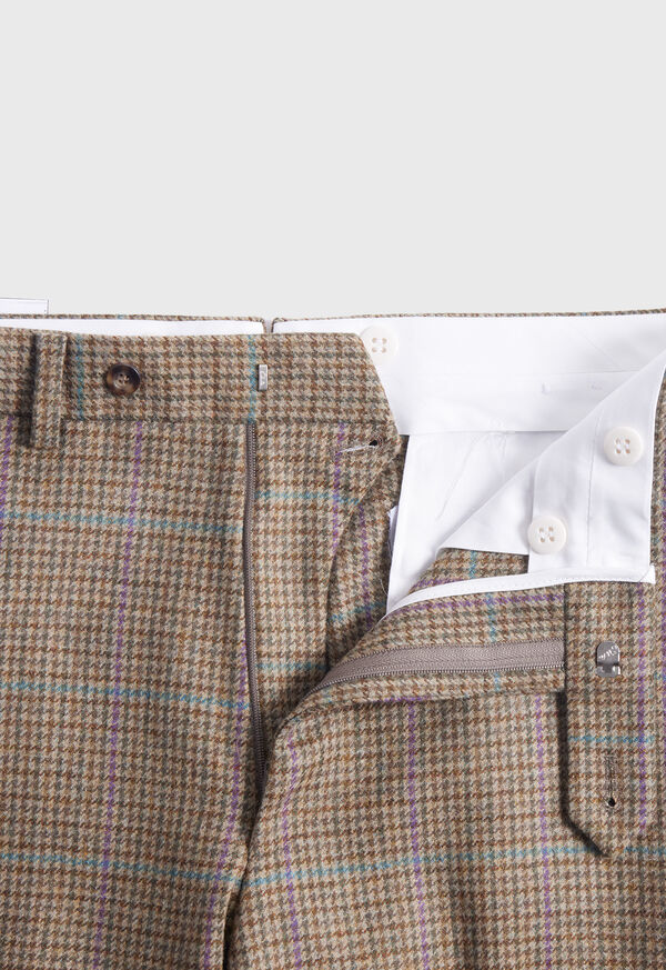 Paul Stuart Wool Plaid James Olive | NZ_PAUL23733