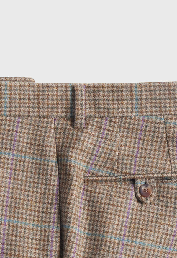 Paul Stuart Wool Plaid James Olive | NZ_PAUL23733