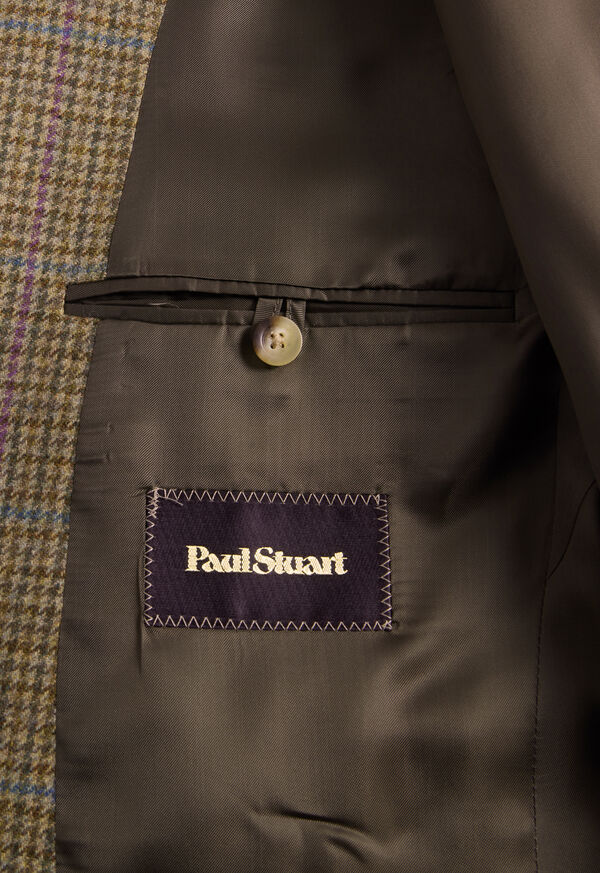 Paul Stuart Wool Plaid Paul Olive | NZ_PAUL13107
