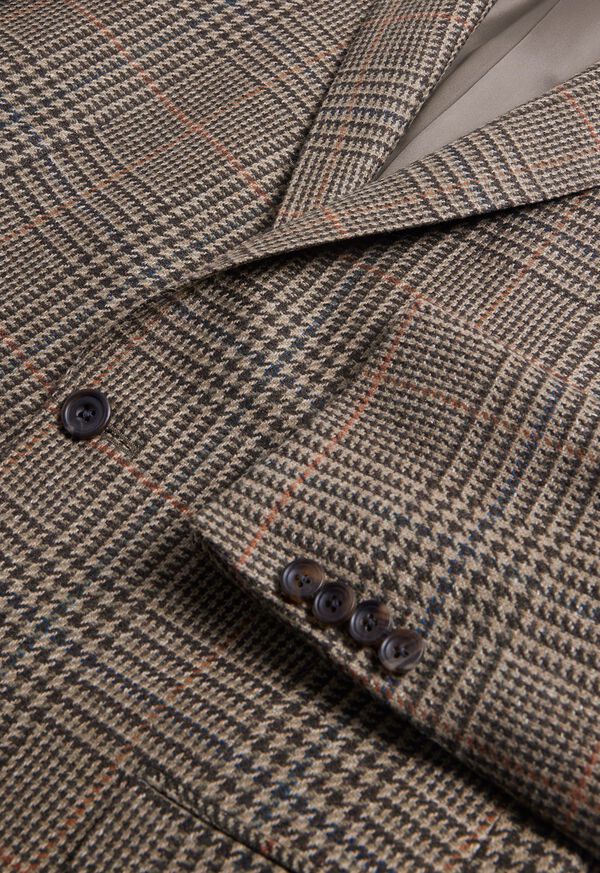 Paul Stuart Wool Plaid Paul Olive | NZ_PAUL69482